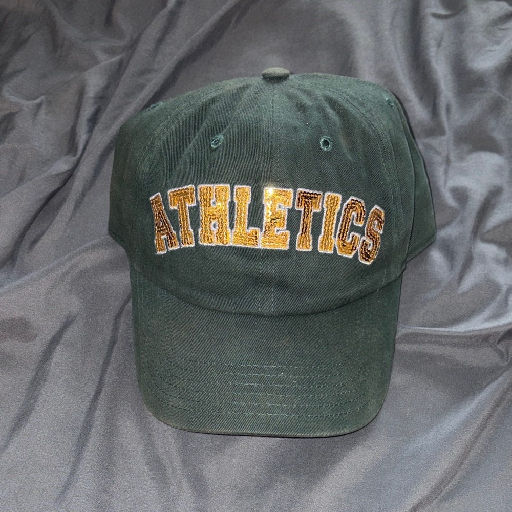 Green Oakland Athletics Cap
